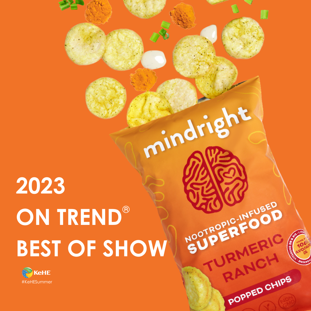 Mindright wins On Trend - Best of Show @ KeHE Summer Show 2023!