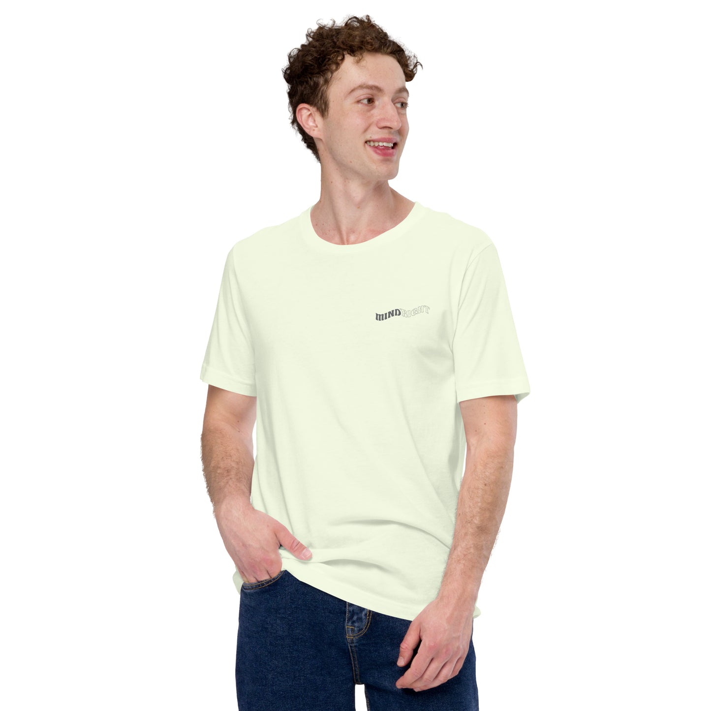 Get Your Mindright Wave Tee - Citron Unisex
