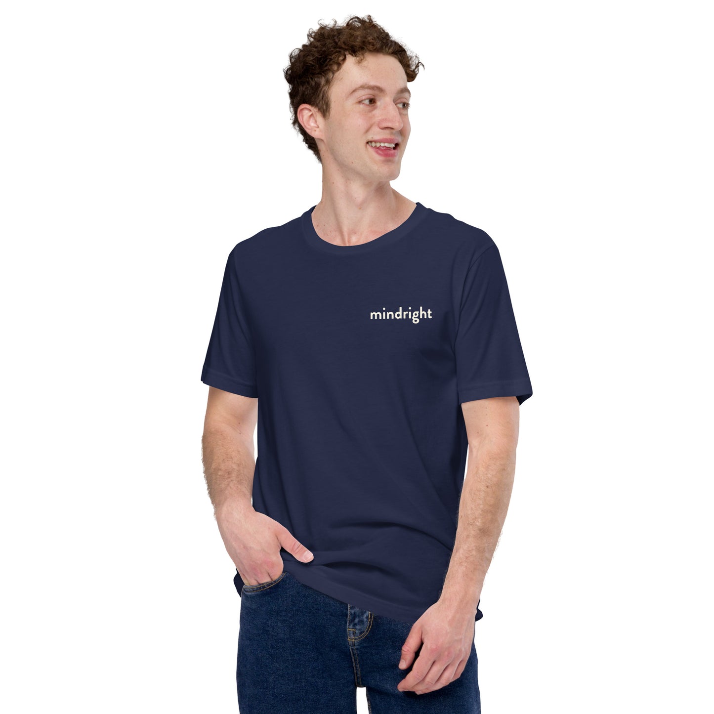 Healthy Minds Club Member Tee - Navy Unisex