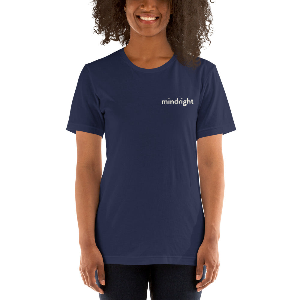 Healthy Minds Club Member Tee - Navy Unisex