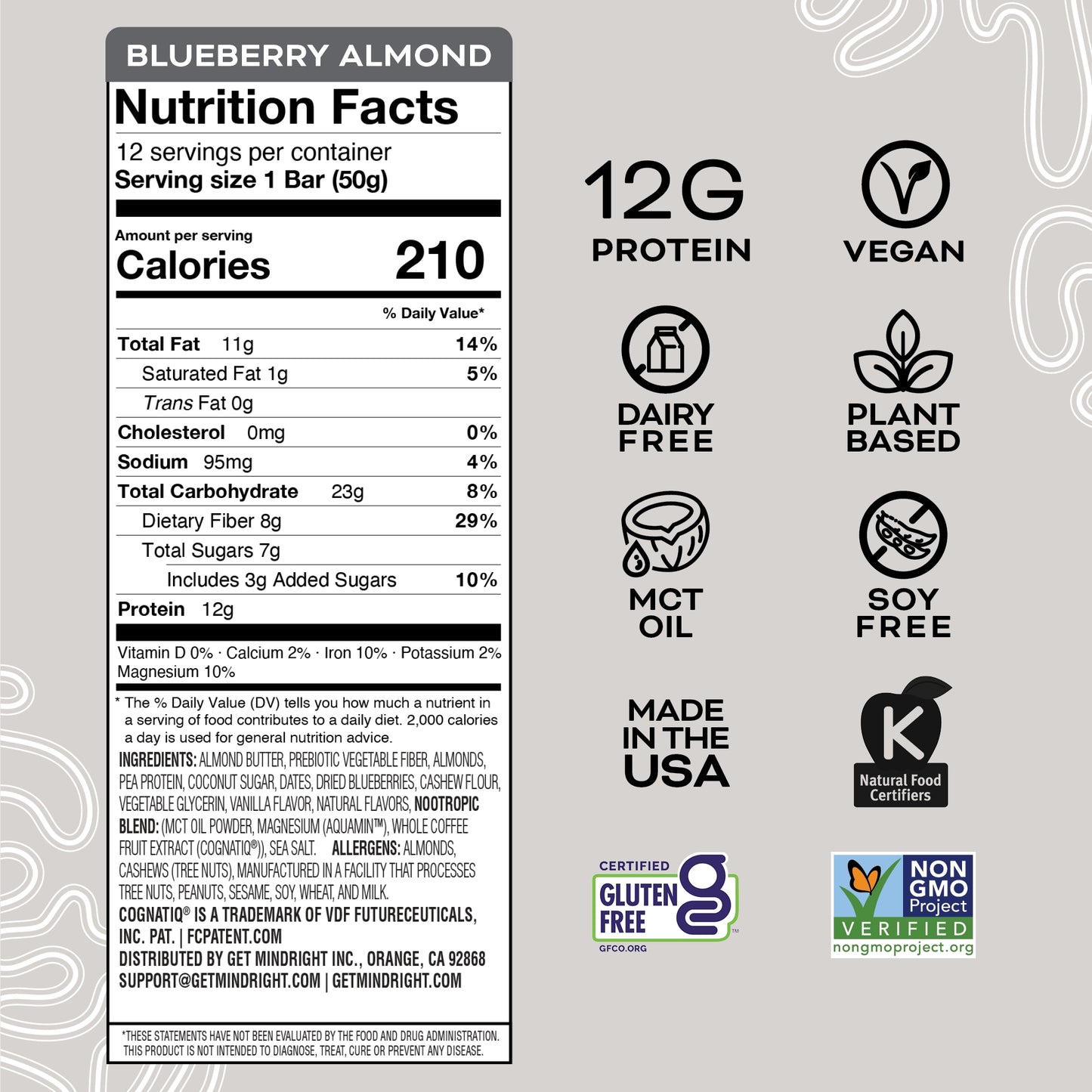 Blueberry Almond (36 bars)