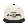 Healthy Minds Club snapback hat - Natural/Black