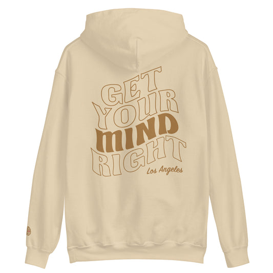 Get Your Mindright Wave Hoodie - Sand Unisex