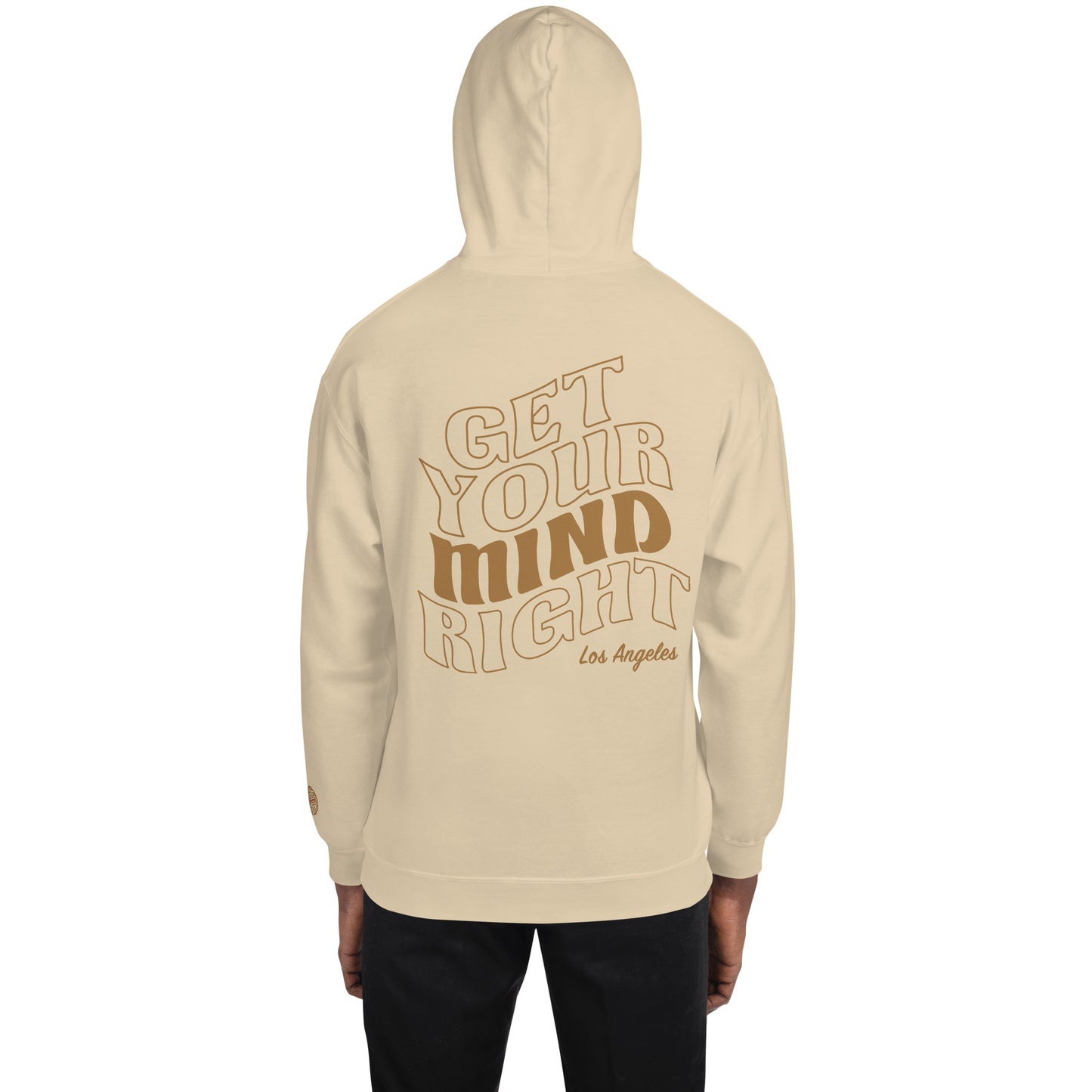 Get Your Mindright Wave Hoodie - Sand Unisex