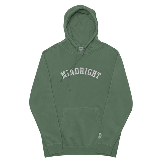 Embroidered Collegiate Hoodie - Alpine Green Unisex