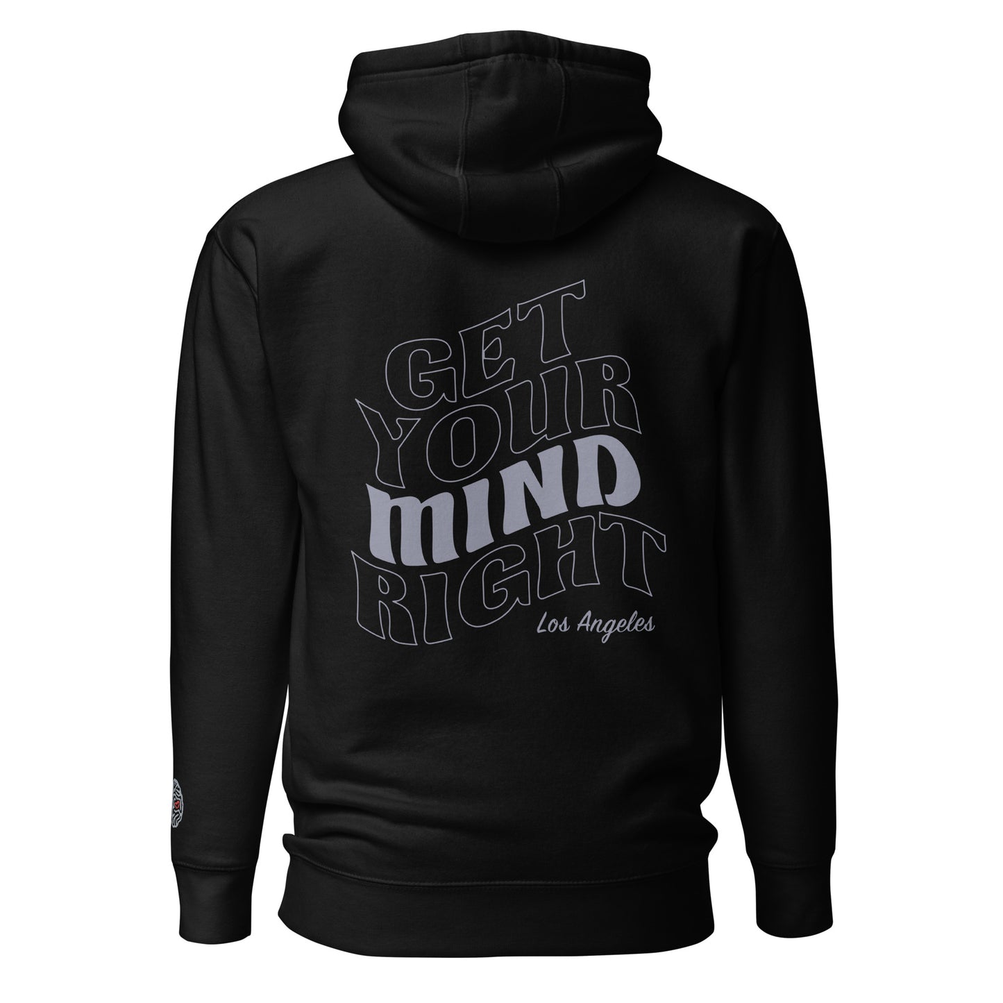 Get Your Mind Right - Premium Wave Hoodie - Black Unisex