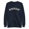 Mindright Collegiate Sweatshirt - Navy Unisex
