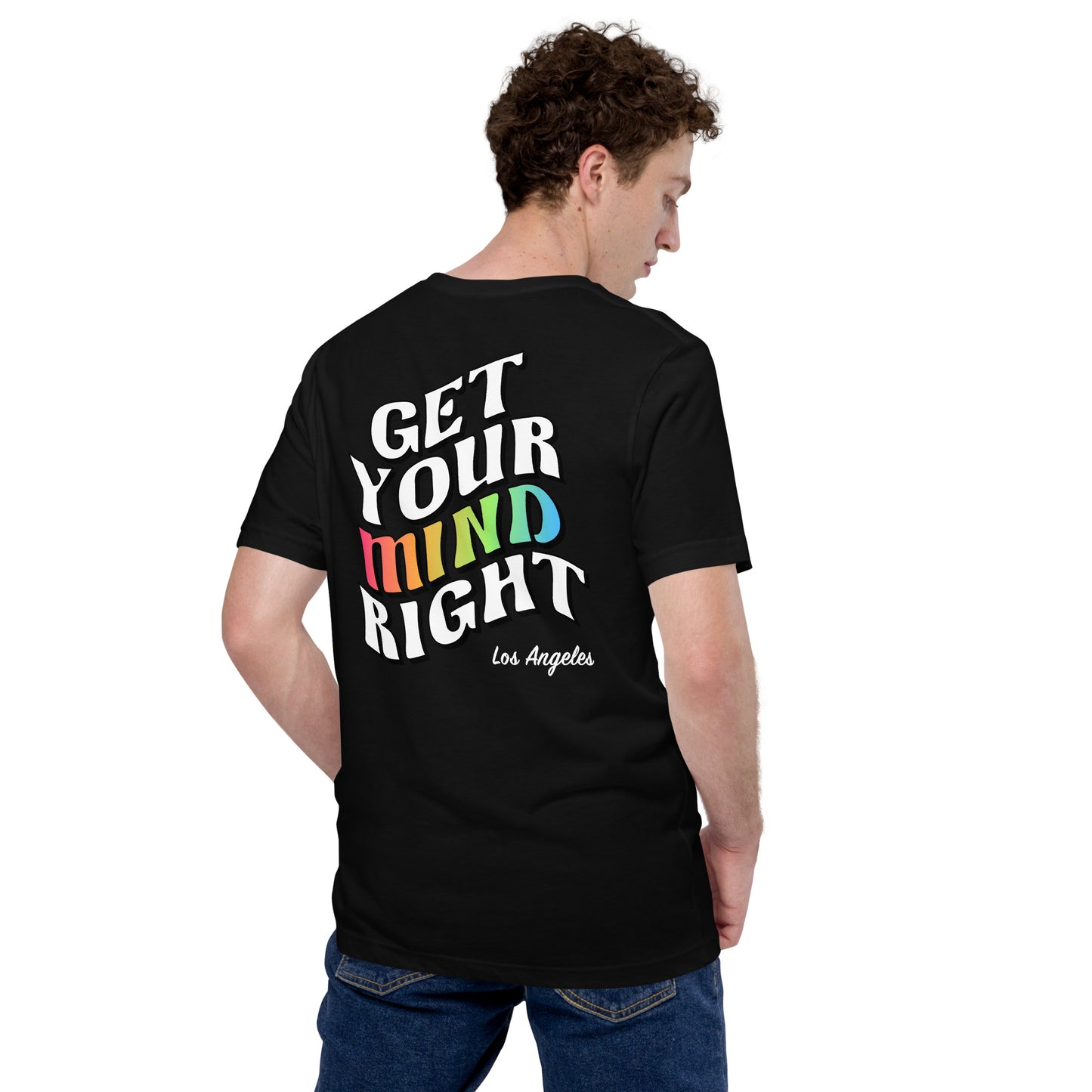 Get Your Mindright Wave Tee - Black Unisex