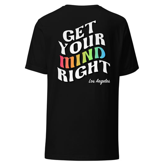 Get Your Mindright Wave Tee - Black Unisex