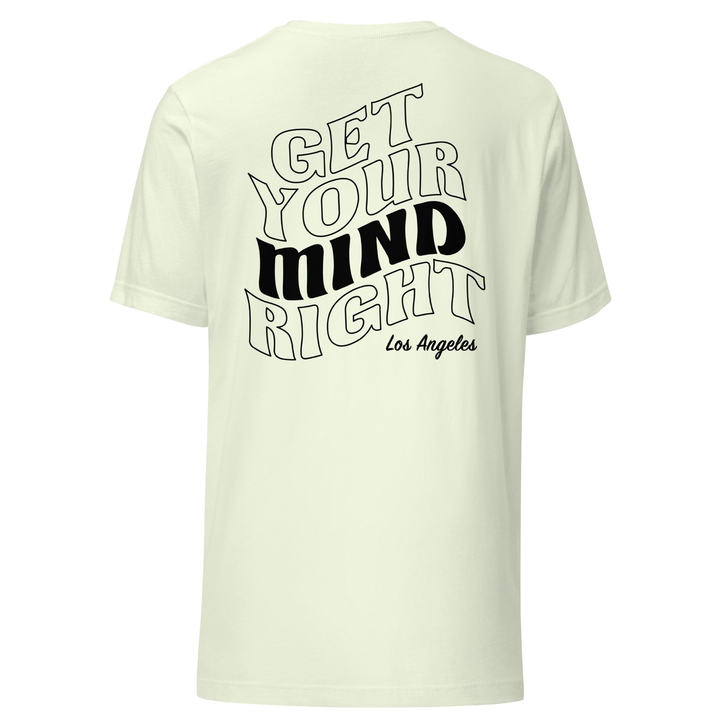 Get Your Mindright Wave Tee - Citron Unisex