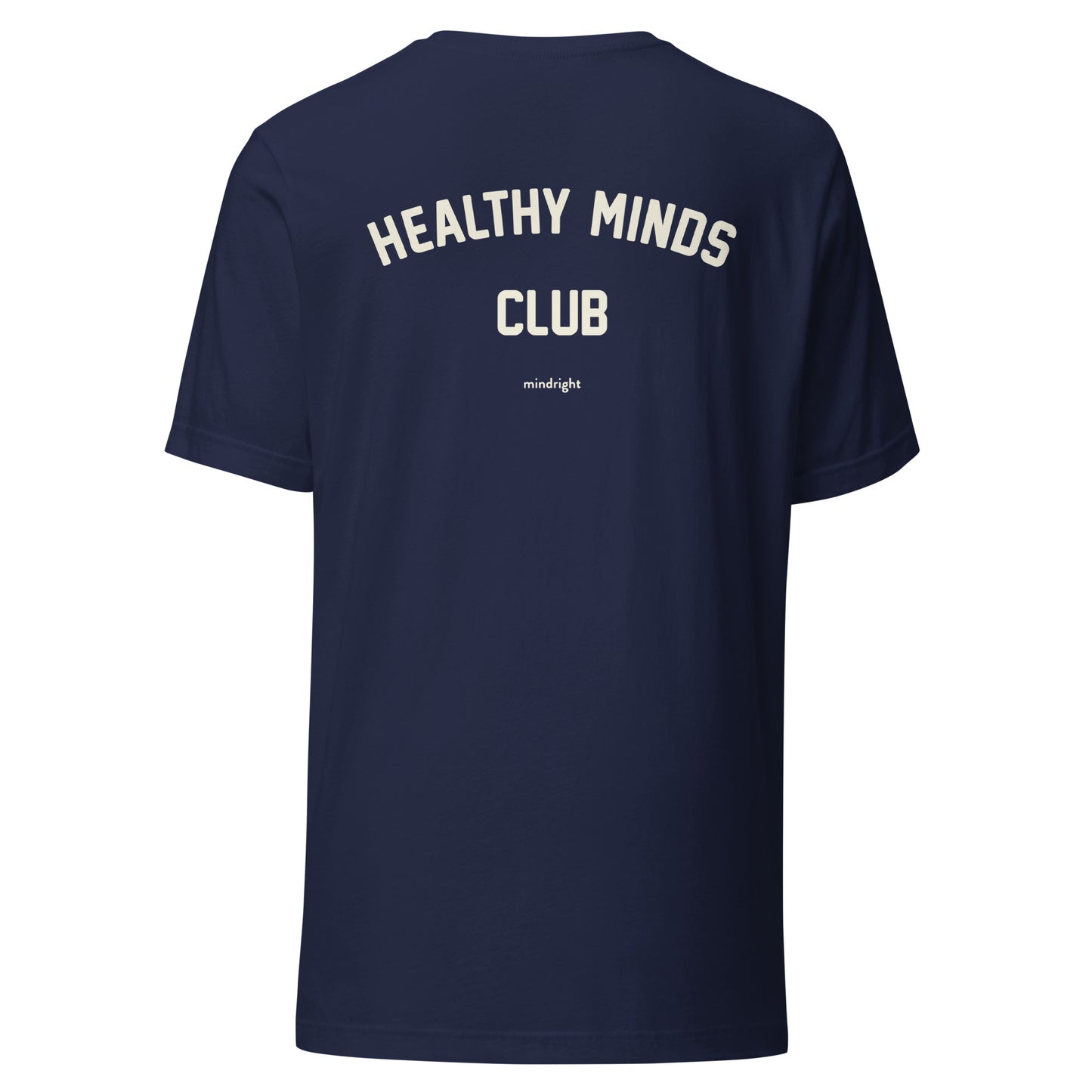 Healthy Minds Club Member Tee - Navy Unisex