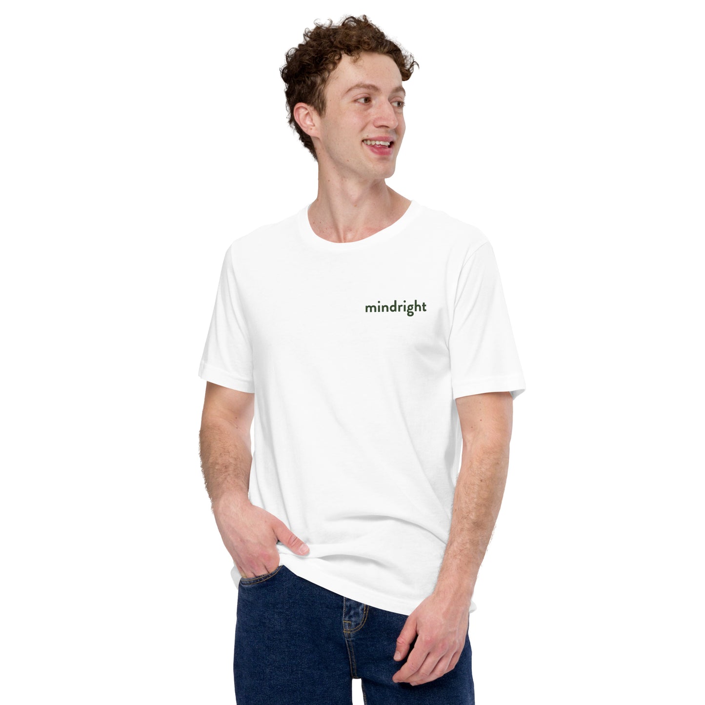 Healthy Minds Club Member Tee - White Unisex